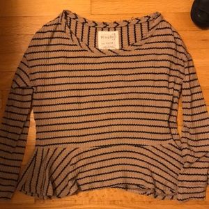 Flowy stripped Free People shirt